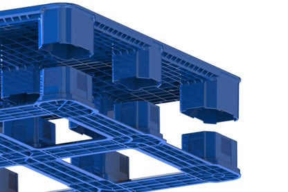 40 x 48 Double Leg Ratchet Solid Top Pallet