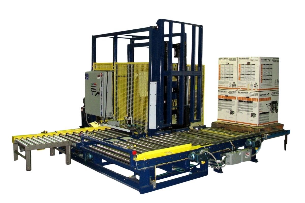 LP-775B Lifting Tines Conveyor to Pallet Load Transfer System